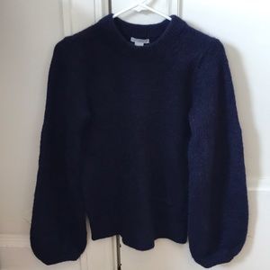 Bubble sleeve sweater
